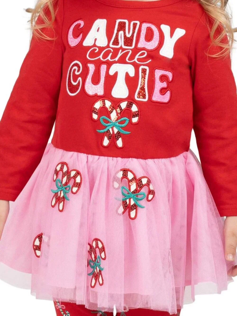 NEW Counting Daisies Toddler Girls Holiday Tutu Set Red 18 Month